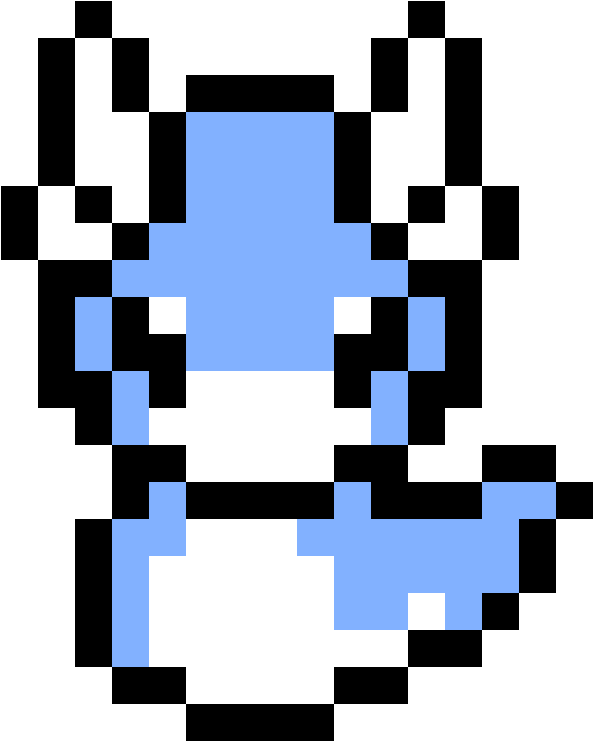This Is A Dratini Not A Dragonair - Pokemon Perler Beads Easy (1184x1184), Png Download