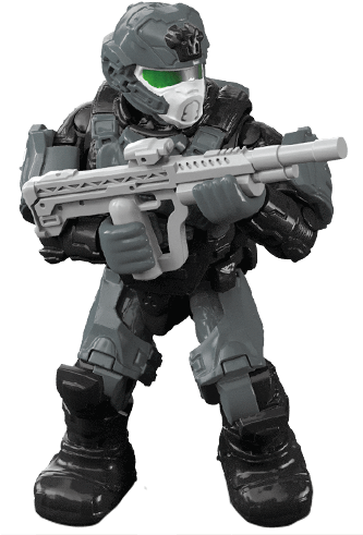 Oni Operator - Halo Mega Bloks Oni Strike Team (332x500), Png Download