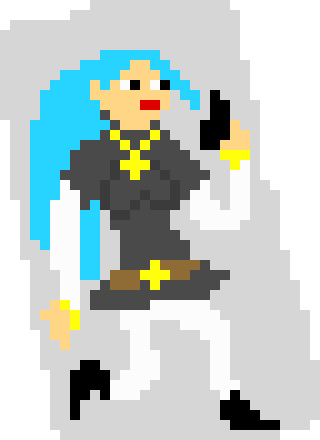 Body Pillow - Body Pillow Pixel Art (320x440), Png Download