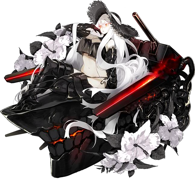 Aircraft Carrier Oni And Aircraft Carrier Summer Oni - Kancolle Aircraft Carrier Demon (646x595), Png Download