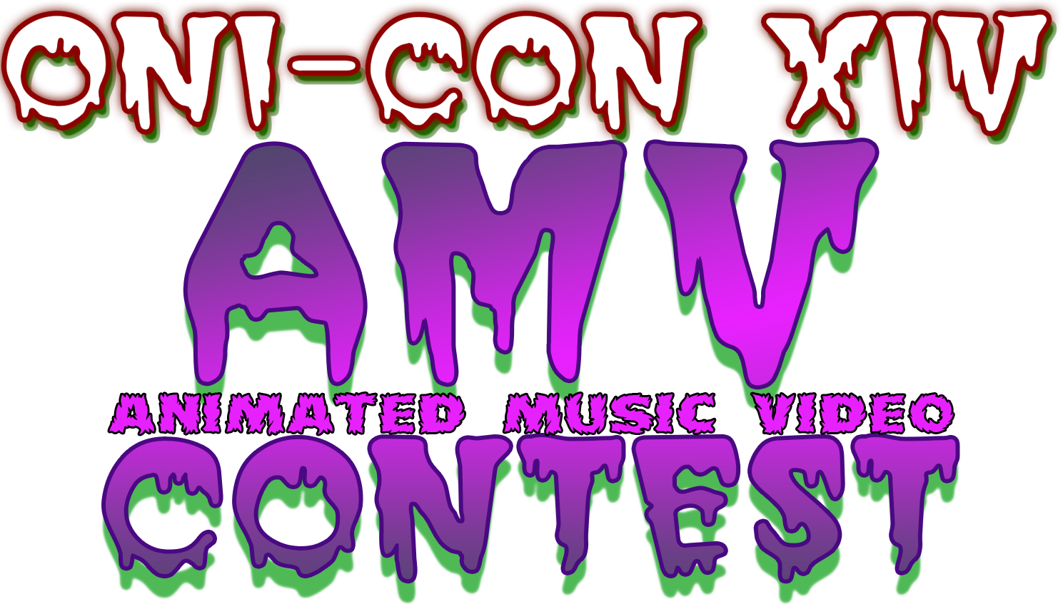 Oni-con Xiv Animated Music Video Contest, Now Open (1489x847), Png Download