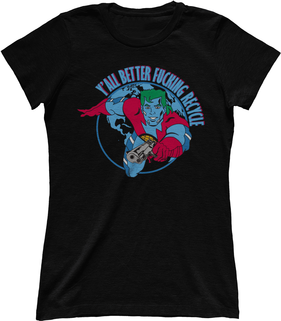 Y'all Better F*cking Recycle - Captain Planet (1200x1200), Png Download