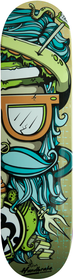 The Dude Right Skateboard Deck - Skateboard (330x1000), Png Download