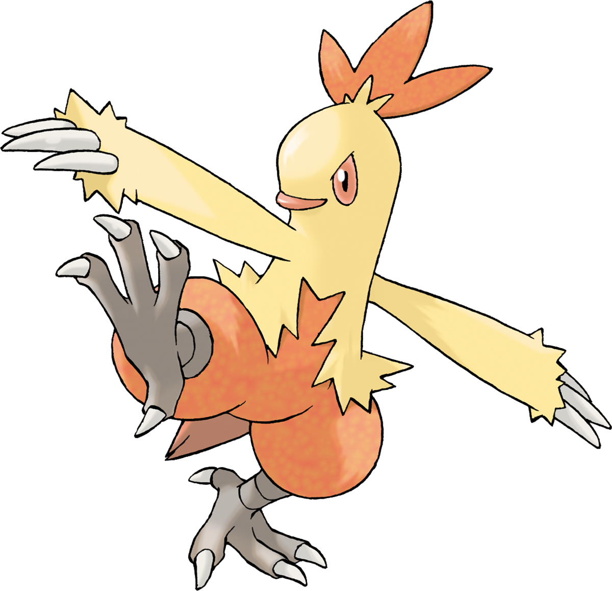 Pokemon Combusken (1200x1158), Png Download