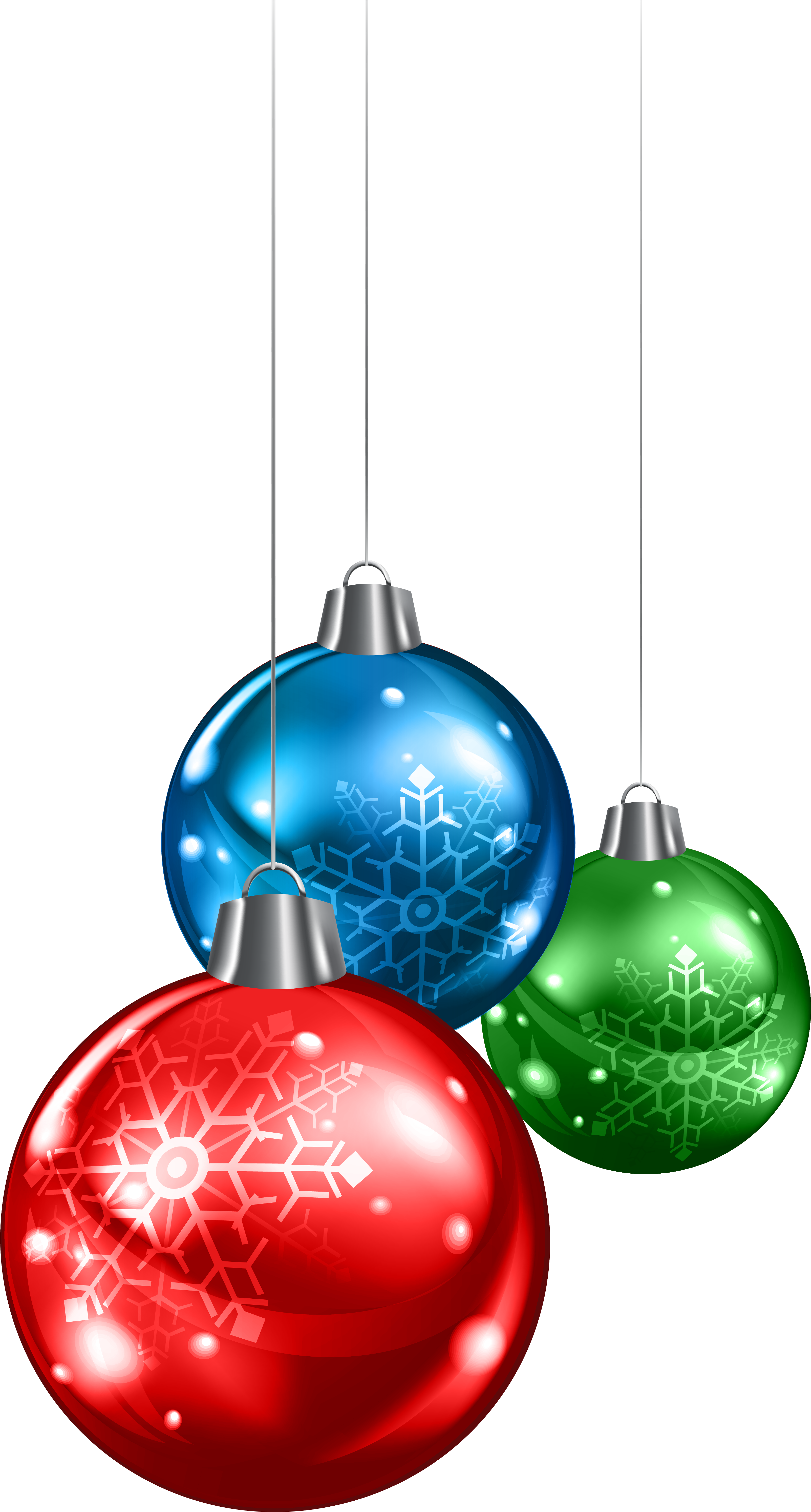 Christmas Balls Png (3319x6045), Png Download