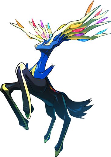 First Off, Pokémon Fans Can Receive A Free Download - Pokemon Xerneas (575x580), Png Download