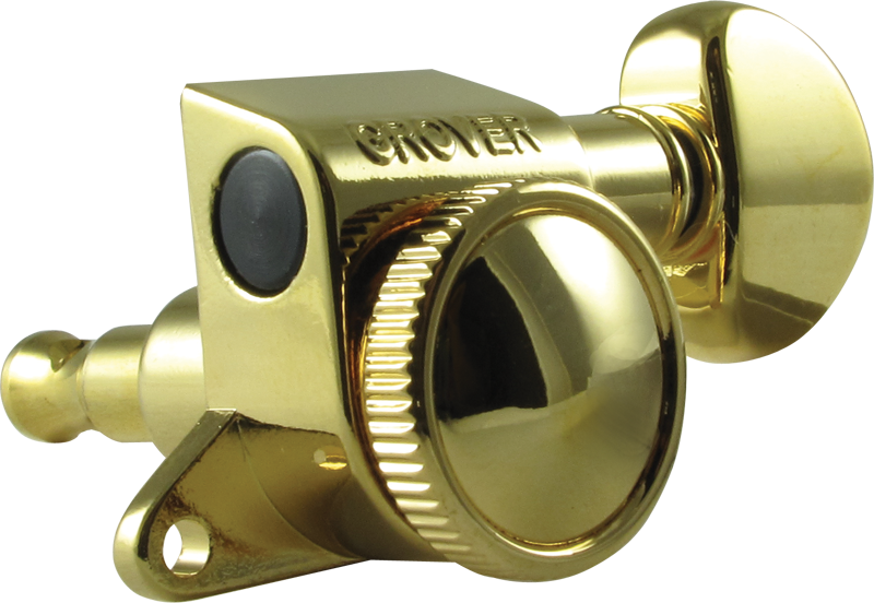Gold Grover 6inline Roto Grip Locking Rotomatics Machine - Tuner Machine Head Grover Mini Roto Grip Lock 6 Line (800x552), Png Download