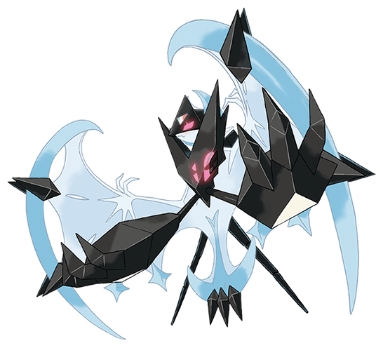 Pokemon Ultra Sun & Moon Artwork - Pokemon Ultra Moon Lunala (350x350), Png Download