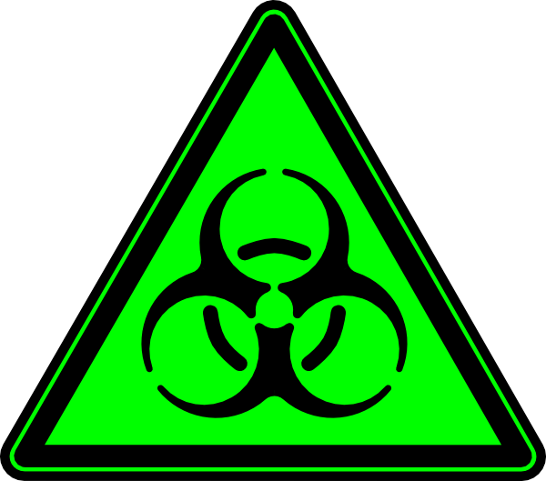 Biohazard Clipart - Green Biohazard Logo Png (600x529), Png Download