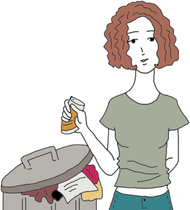 Garbage Dream Meanings - Waste (450x450), Png Download