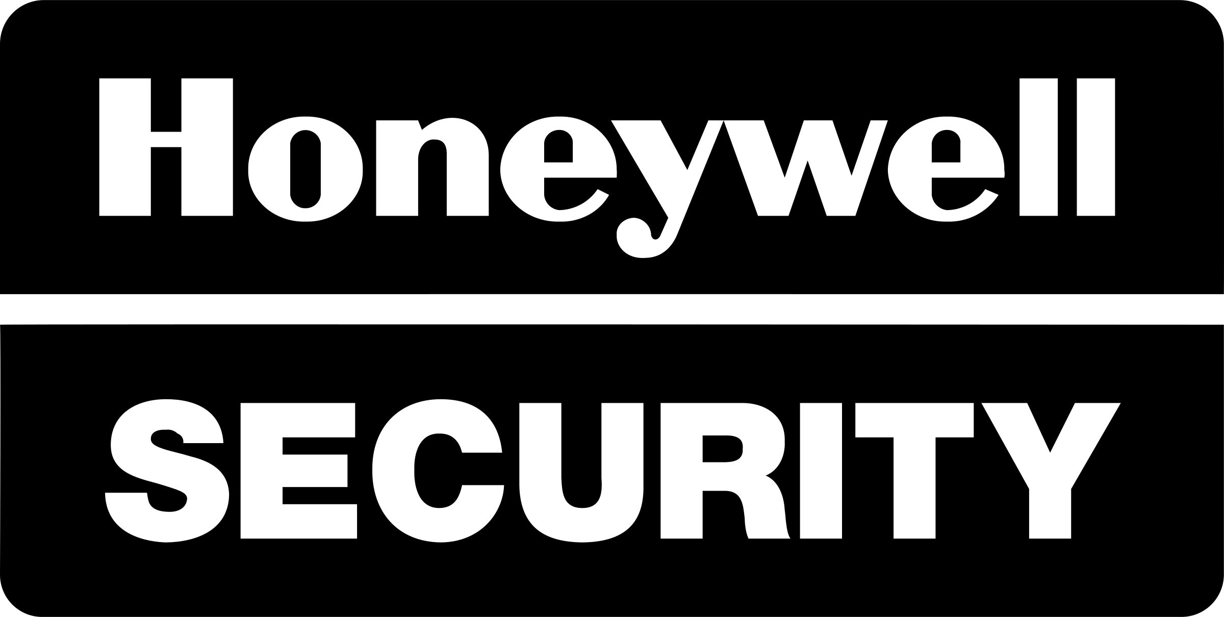 Honeywell Security Logo Png Transparent - Honeywell Security Transparent (2400x1210), Png Download