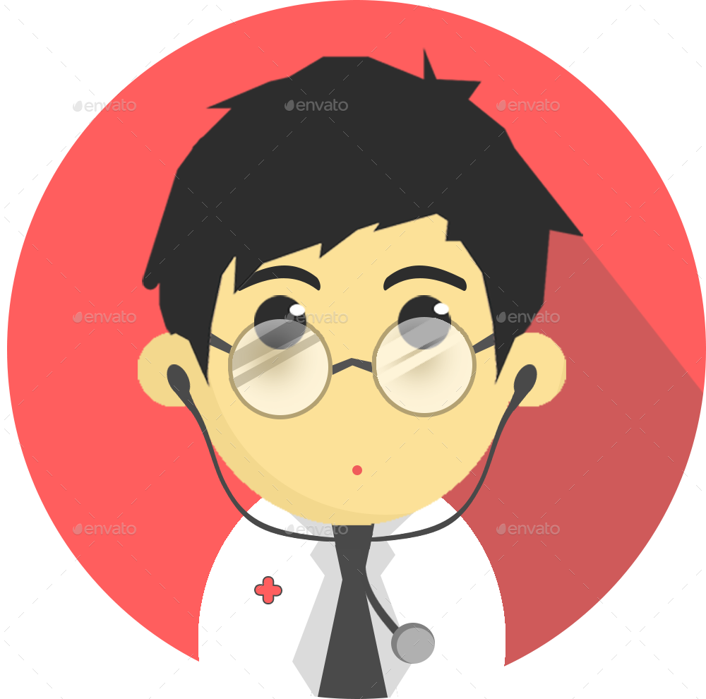 Doctor Flat Icon Png - Doctor Flat Design Png (1000x990), Png Download