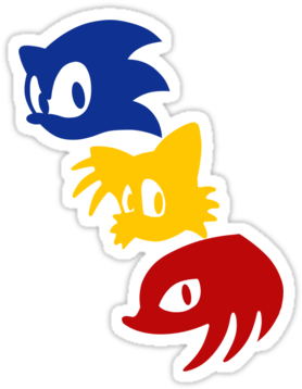 Sonic Tails And Knuckles - Sonic Smash Bros Logo (375x360), Png Download