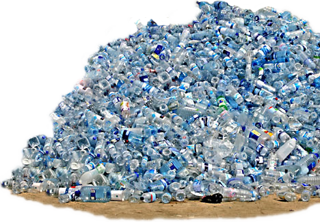 The Menace Of Plastic Water Bottles - Water Bottles In A Landfill (468x324), Png Download