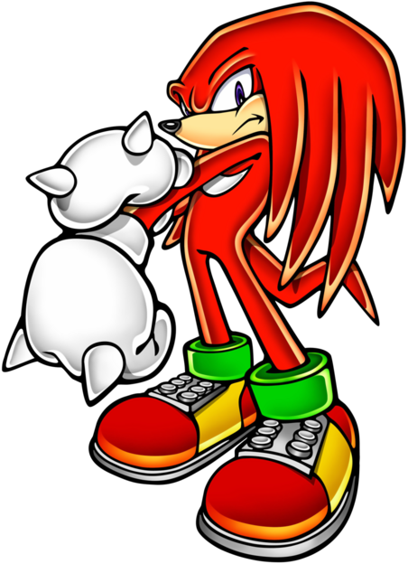 Sa2 Knuckles - Knuckles The Echidna Png (452x624), Png Download