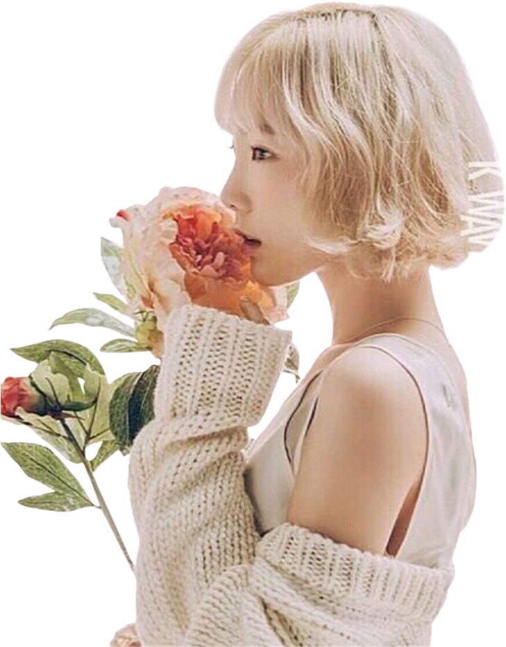 Taeyeon Png Stickers Transparent Kpop Edit Aesthetic - Taeyeon Snsd Transparent (1024x1024), Png Download