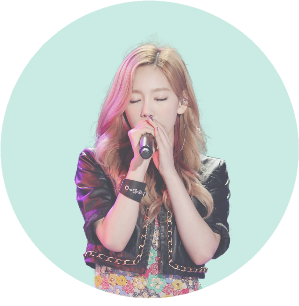 Taeyeon Snsd Girls Generation Pastel Edit Kpop Icon - K-pop (1036x1036), Png Download