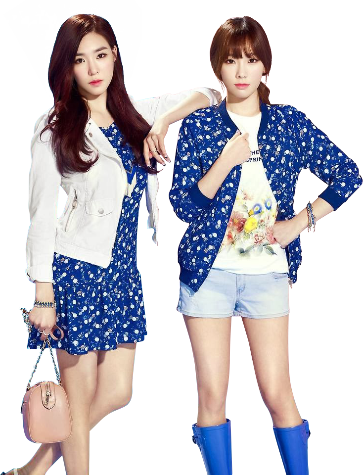 Tiffany , Taeyeon Mixxo By Pikudesign - Tiffany Y Taeyeon Png (734x960), Png Download