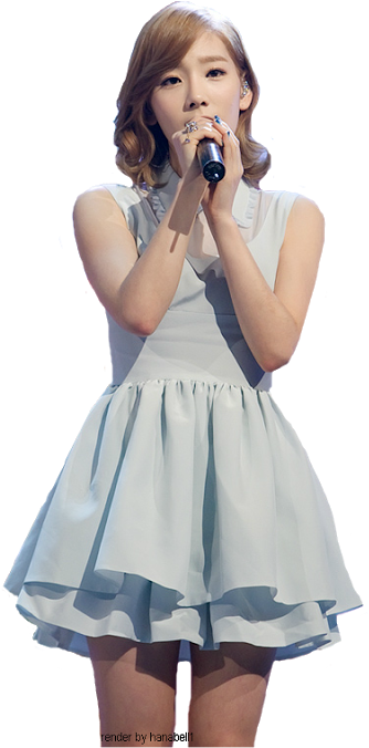 透明すぎるテヨン*part9 - Taeyeon Singing Png (480x720), Png Download