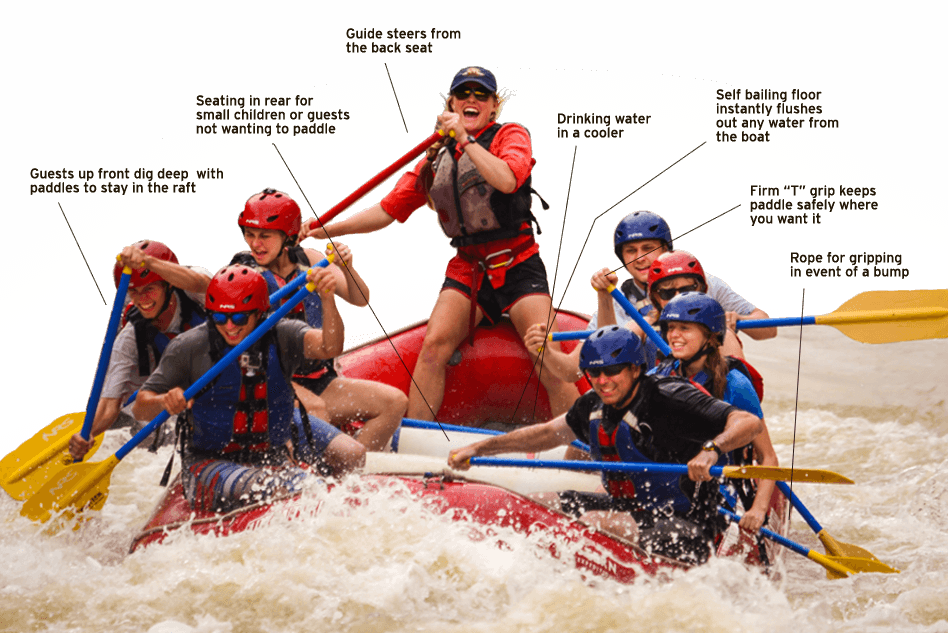Paddle Raft (948x633), Png Download