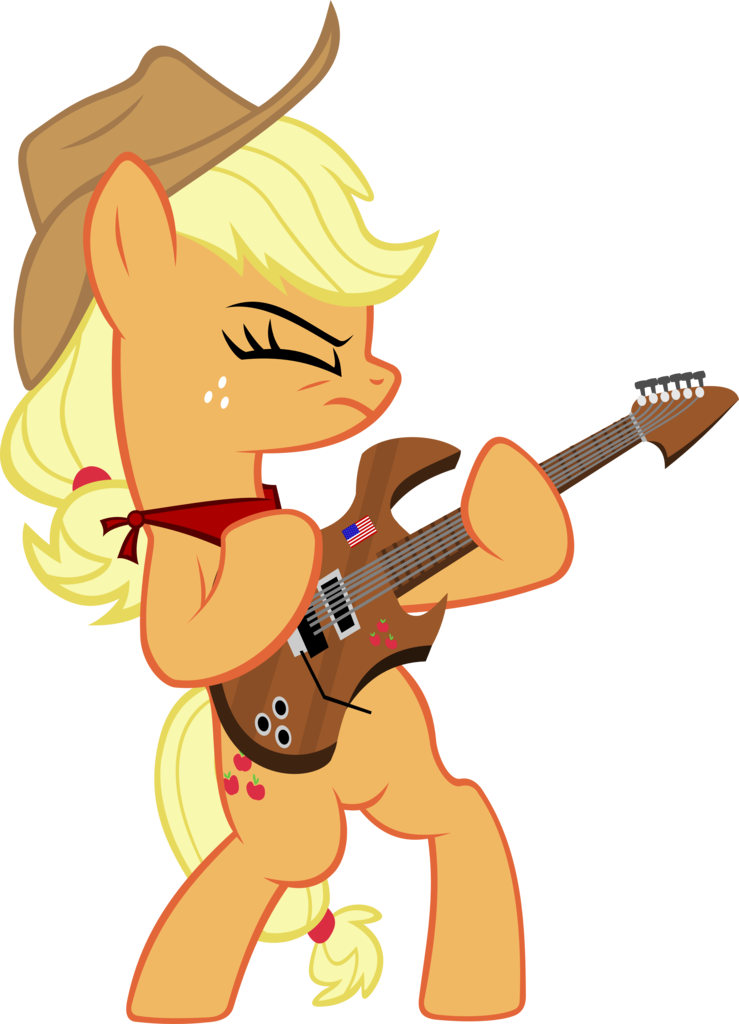 American Flag, Applejack, Artist - Country Cartoon Transparent Background (739x1024), Png Download