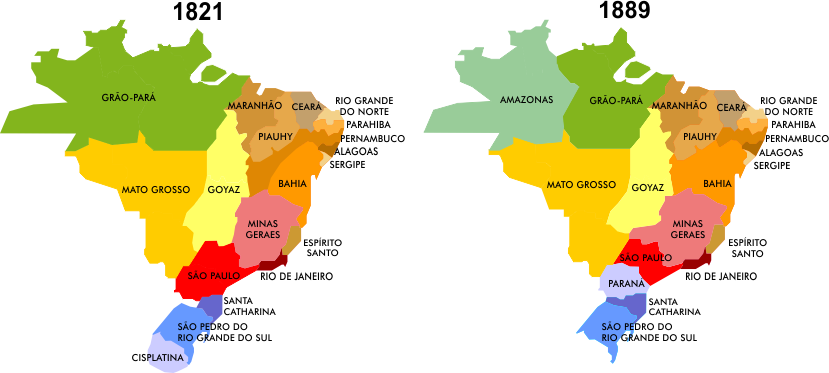Esses São Os Elementos Base Que A República Do Brasil - Provincias Do Brasil Imperio (829x373), Png Download