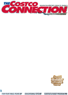 Costco Connection Magazine 2017 Front Cover (306x415), Png Download