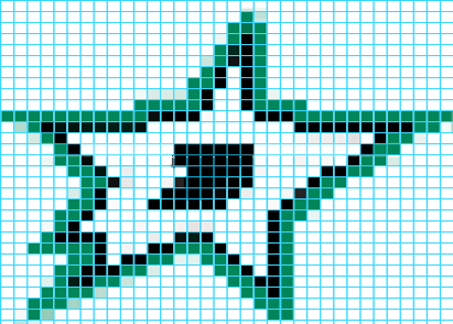 Our /place Template - Dallas Stars Logo Pixel (411x294), Png Download