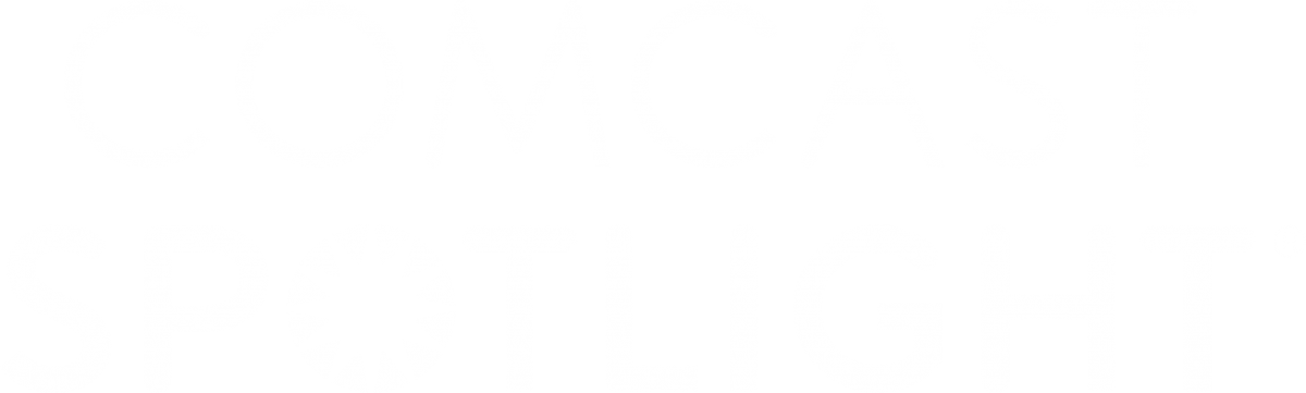 Gentlemen's Golf Getaway Aug - Comcast Spotlight White Logo (1200x361), Png Download