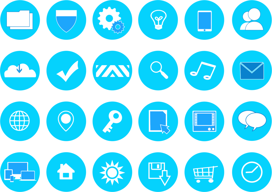Computer Icons App Store Optimization Download - Modern Icons Png (1061x750), Png Download