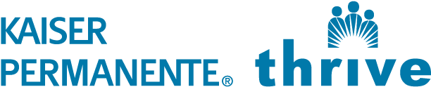 Program Sponsors - - Kaiser Permanente Logo Thrive (671x221), Png Download