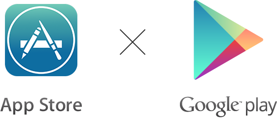 App Monetization - Playstore And App Store Logos (562x240), Png Download