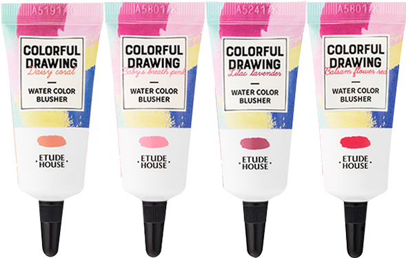 Etude House Colorful Drawing Paint Blusher [4 Types - Etude House Colourful Drawing Blusher (764x764), Png Download