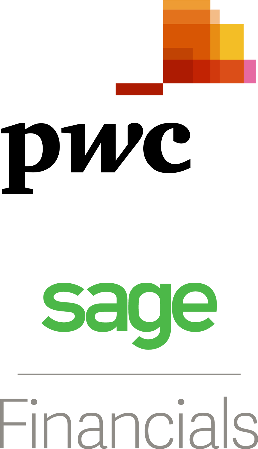 Pwc And Sage Working For Your Business - Pwc Logo (1186x1819), Png Download