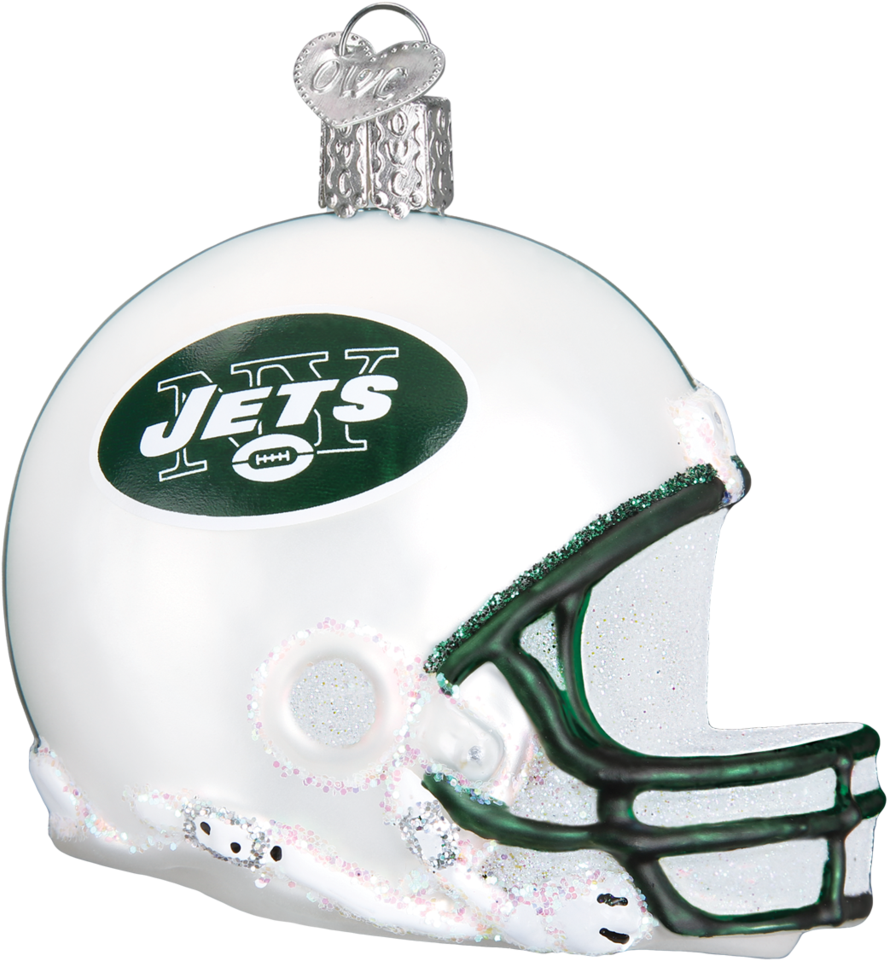 New York Jets Helmet Ornament - New York Jets (1024x1024), Png Download