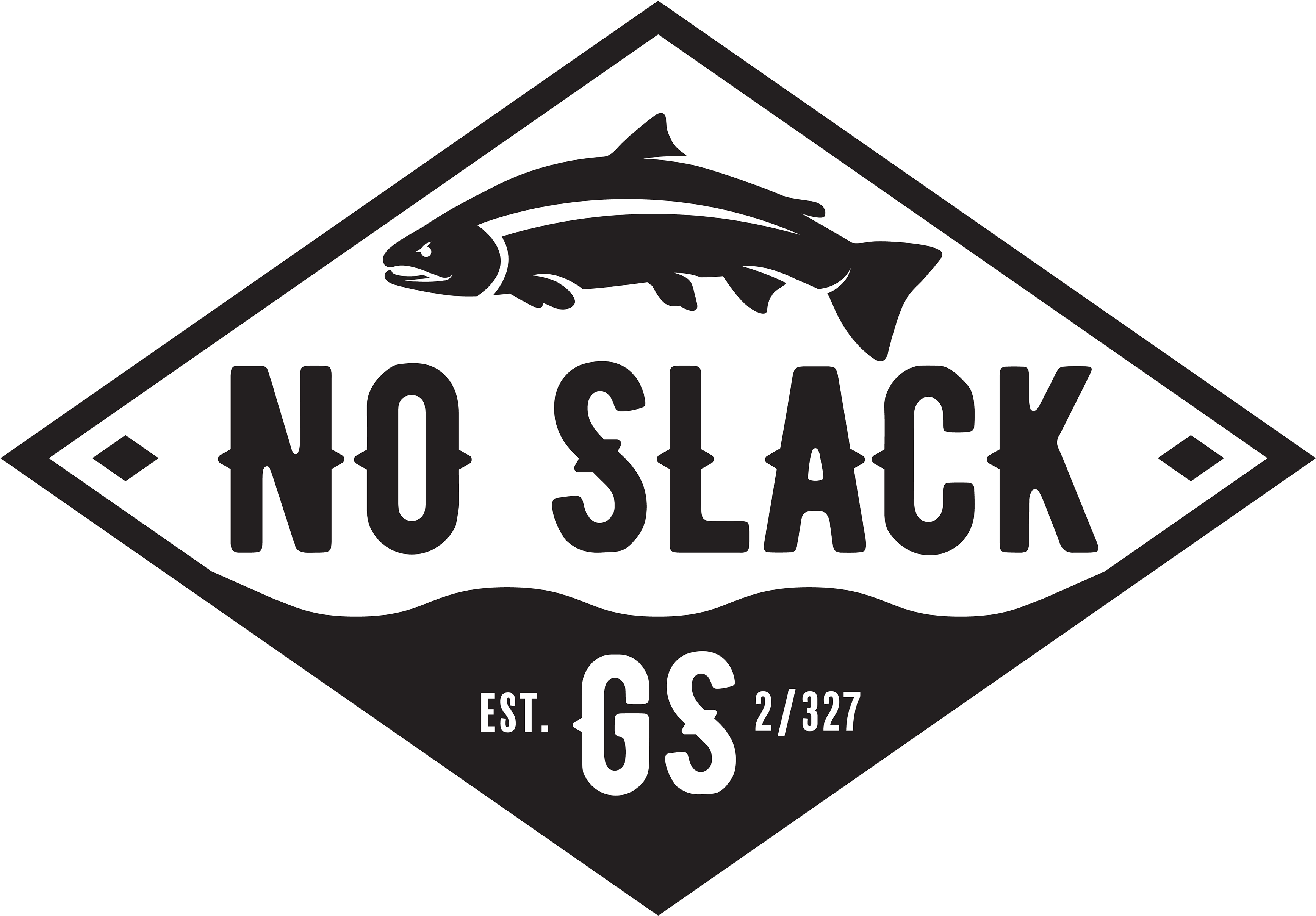 Logo And Branding For No Slack Guide Service - Sign (3840x2485), Png Download