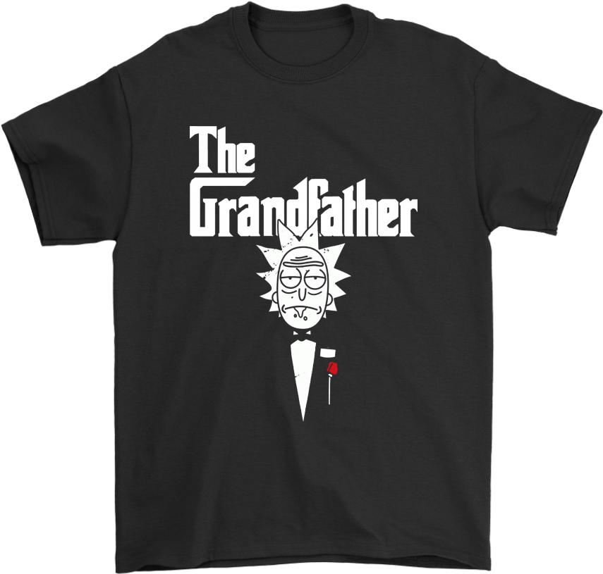 The Grandfather Rick The Godfather Rick And Morty Mashup - Washington Capitals Stanley Cup Gear (1024x1024), Png Download