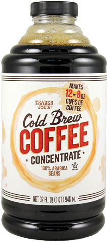 Trader Joe's Cold Brew (343x500), Png Download