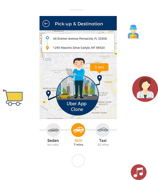 App - Uber (552x631), Png Download