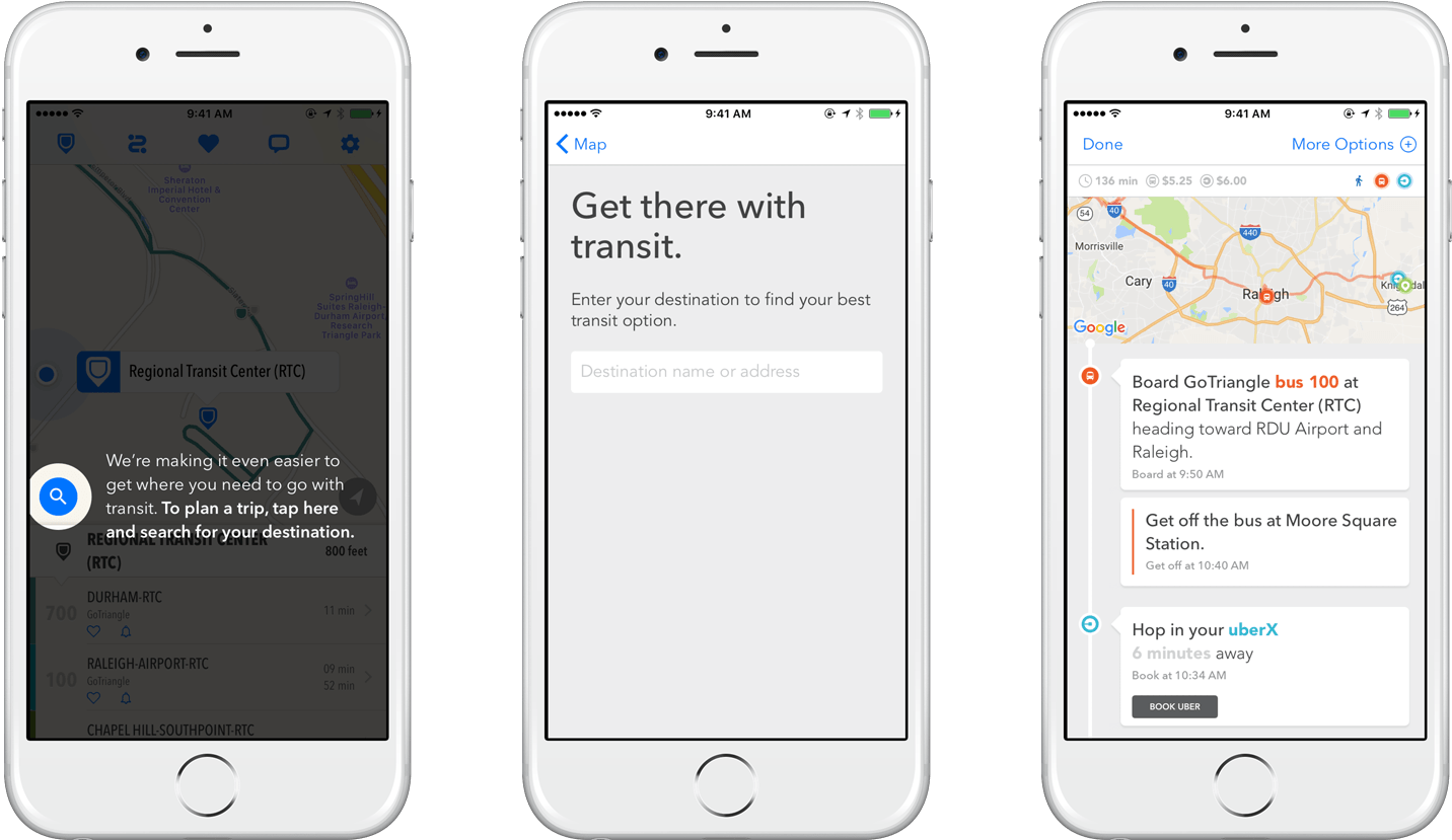 Transloc Rider And Uber - Iphone (1500x1000), Png Download