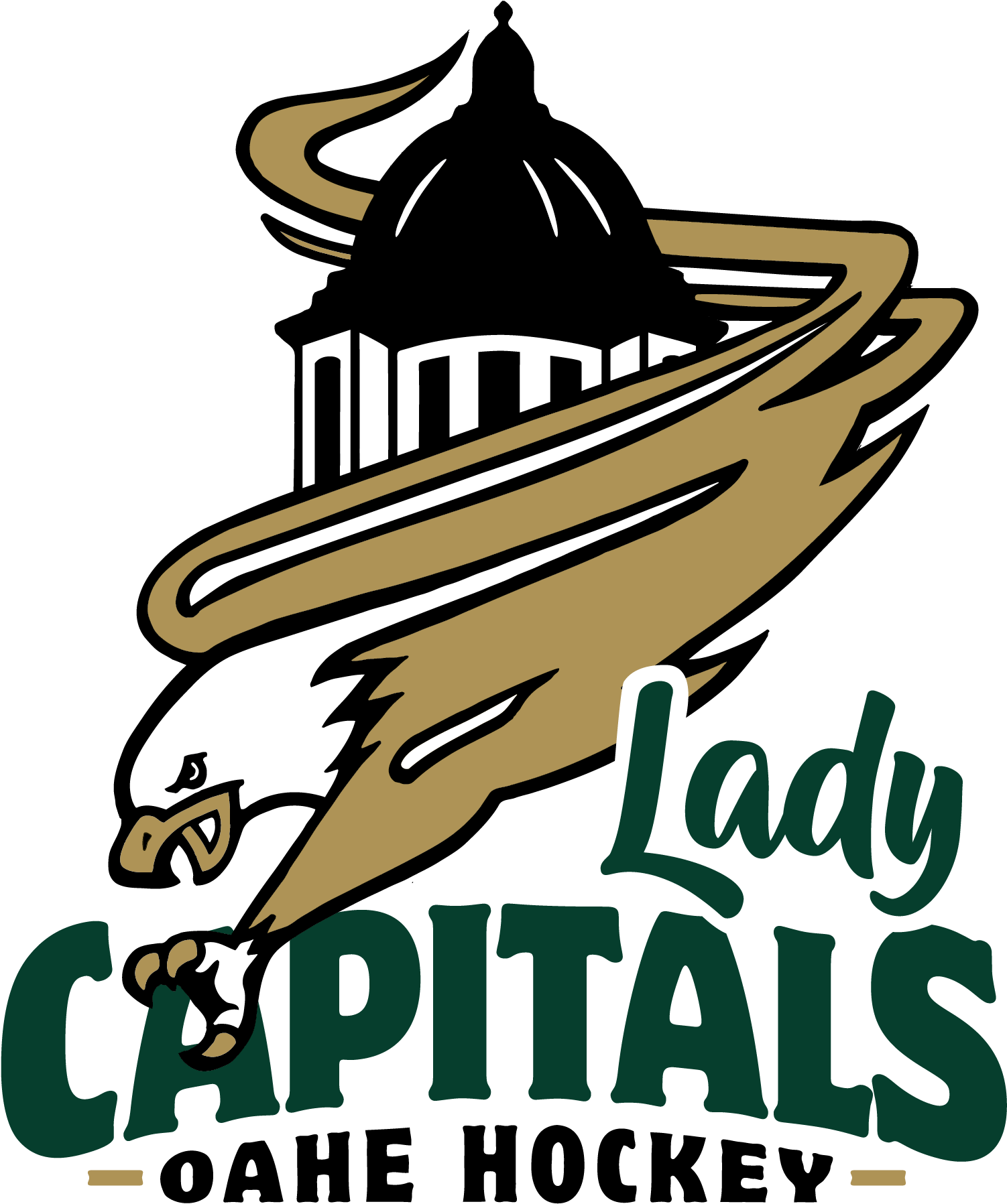 Full Color - Oahe Capitals Logo (1589x1870), Png Download