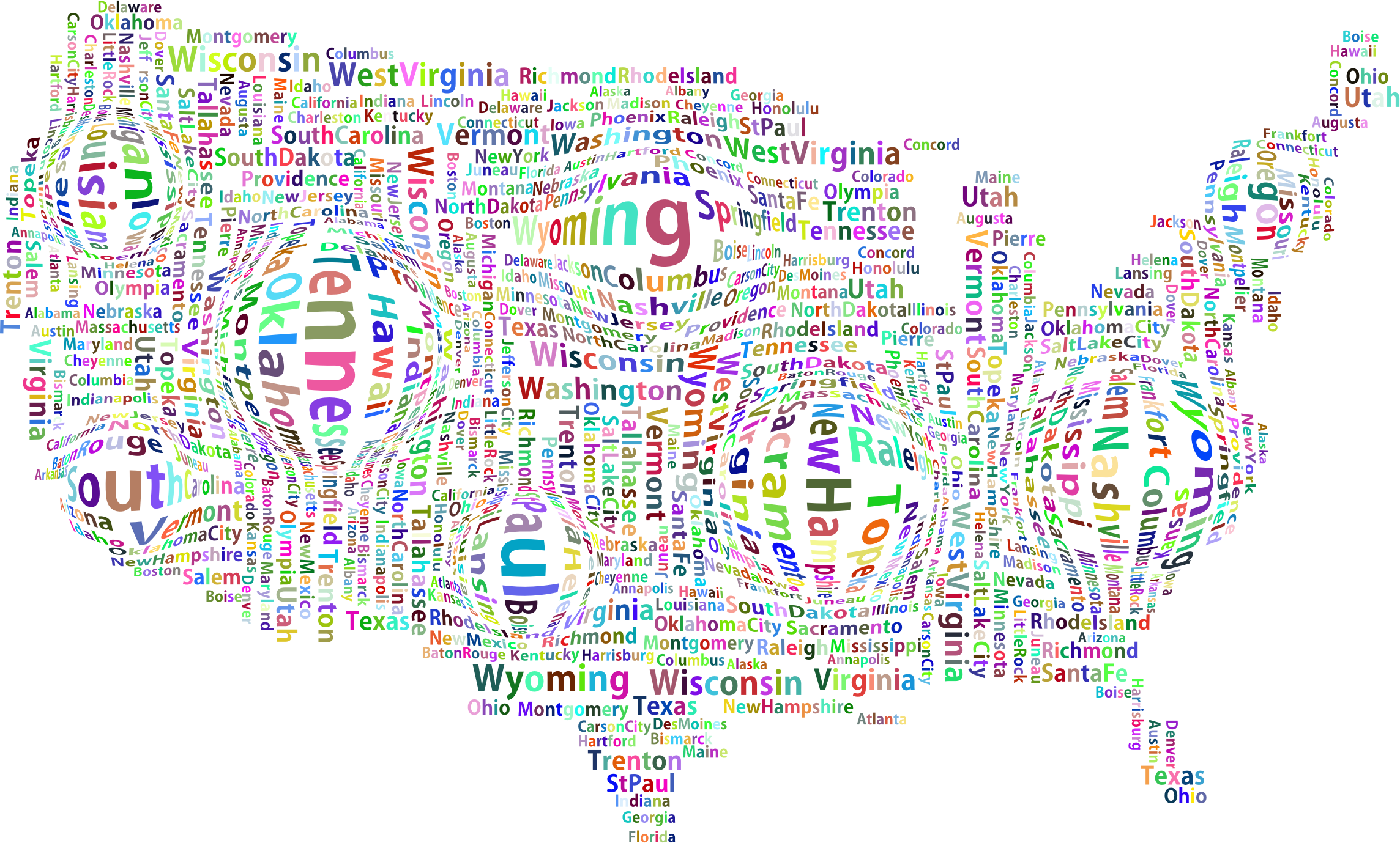 This Free Icons Png Design Of Prismatic Distorted America (2288x1379), Png Download