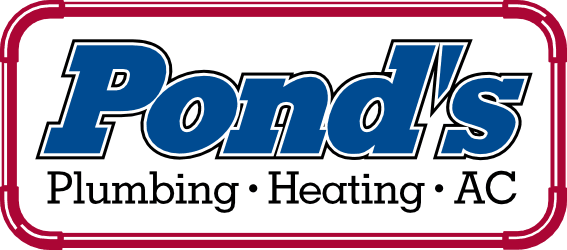 Ponds Plumbing, Heating & A/c Logo - Pond's Plumbing Heating And Air Conditioning (567x250), Png Download