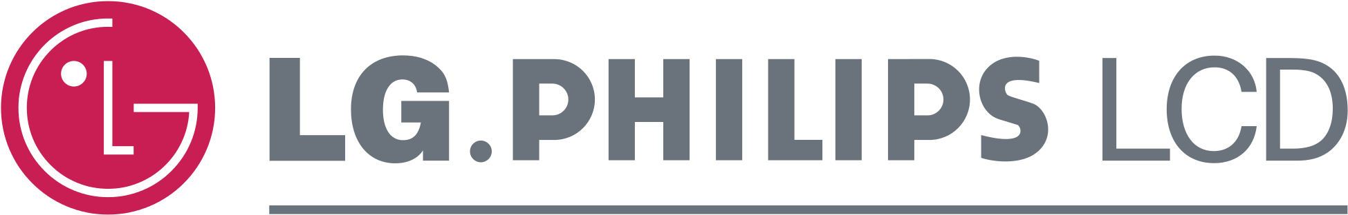 Open - Lg Philips Lcd Logo (2000x435), Png Download
