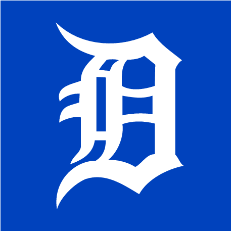 Detroit Tigers - Detroit Tigers Logo White (478x478), Png Download