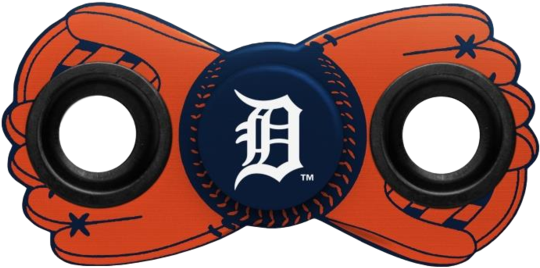 Detroit Tigers Mlb Diztracto Two Way Team Fidget Diztracto - Detroit Tigers (600x600), Png Download
