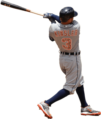Detroit Tigers Ian Kinsler - Ian Kinsler Warstic Bat (400x400), Png Download