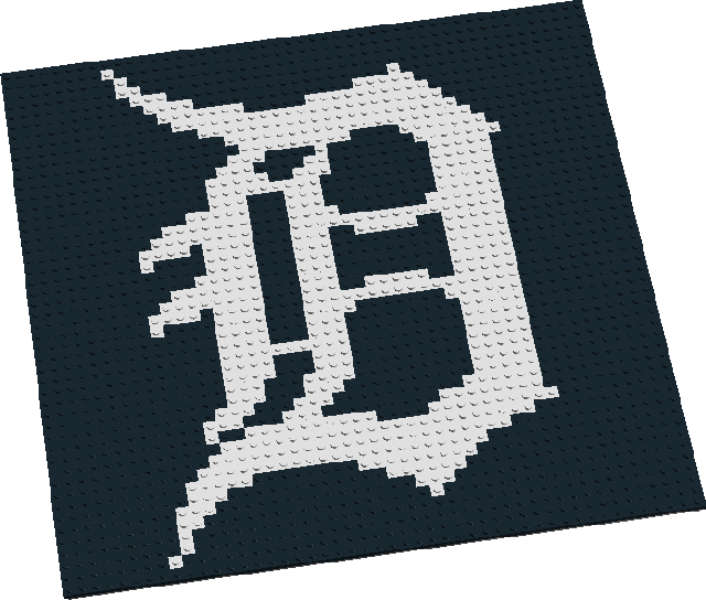 Detroit Tigers Logo - Detroit Tigers D (640x544), Png Download