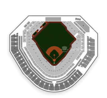 Detroit Tigers At Comerica Park 217 L View - Comerica Park (350x350), Png Download