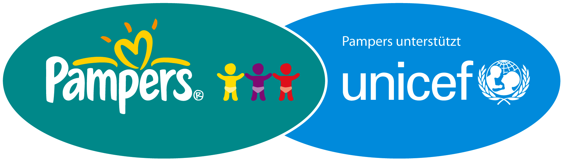 Pampers Unicef (2085x849), Png Download